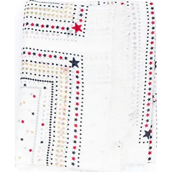 Šála Tommy Hilfiger Tommy Bandata Print Scarf Whisper white