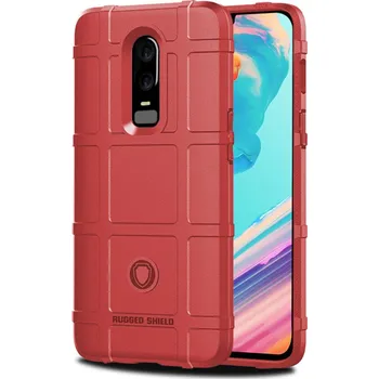 Pouzdro na mobilní telefon Pouzdro TVC Rugged Shield pro Oneplus 6 Barva: Červená