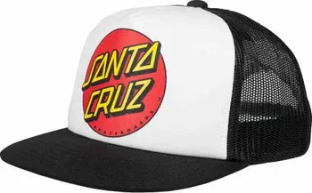 Kšiltovka Santa Cruz Classic Dot white/black