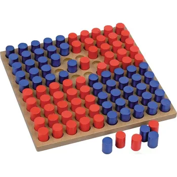 Dřevěná hračka Stovkové zástrčné počítadlo