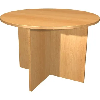 Konferenční stolek Konferenční stolek celodřevěný kulatý S118