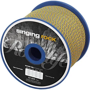 smyčka Singing Rock pomocná šňůra 6mm 100m (černá)