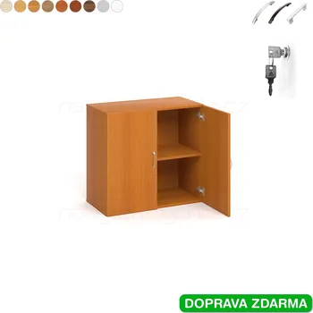 Policová skříň DZ 2 80 01 Hobis Drive - Skříň uzamykatelná, dveře plné