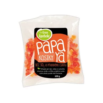Sušené ovoce Green Apotheke Papaya kostky 100 g