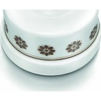 vypínač FONTINI by Font Barcelona Porcelánová záslepka GARBY Barva: hnědo/zlatý dekor 30 656 63 2