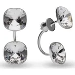 Náušnice Swarovski Elements tvaru čtverce Netta KF447010C Crystal