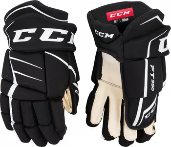 Hokejové rukavice CCM JetSpeed FT350 JR černé/bílé 10"