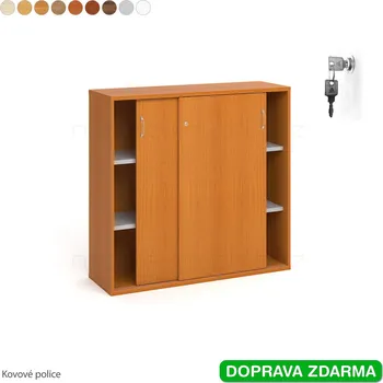 Policová skříň SZ 3 120 02 Hobis Strong - Skříň uzamykatelná, posuvné dveře