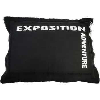 Pelíšek pro psa Luxusní polštář pro psa Lex & Max Adventure 100 x 70 cm | černý