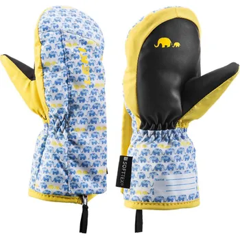 Rukavice Leki Little Elephant Zap Mitt  modré/žluté
