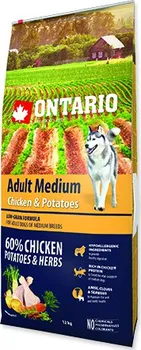 Krmivo pro psa Ontario Adult Medium Chicken/Potatoes