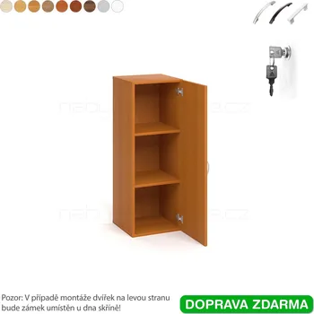 Policová skříň DZ 3 40 01 Hobis Drive - Skříň uzamykatelná, dveře plné