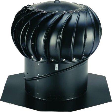 Ventilační turbína Lomanco BIB 14 – černá, komplet, průměr 356 mm