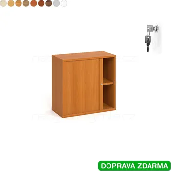Policová skříň SZ 2 80 03 L Hobis Strong - Skříň uzamykatelná, roleta levá