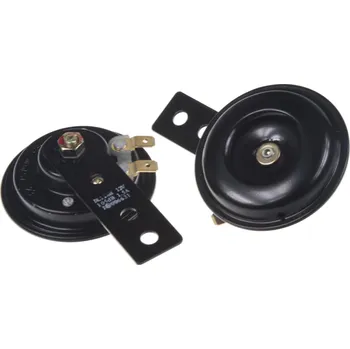Houkačka Diskový klakson (vysoký a nízký tón), průměr 65mm, 12V