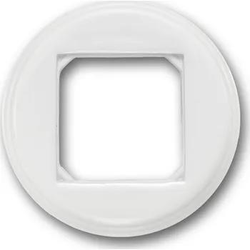 vypínač FONTINI by Font Barcelona Rámeček Garby Colonial porcelánový se čtvercovým výřezem Barva: Bílá, Provedení:: porcelán 31 821 17 2