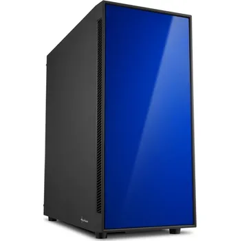 Sharkoon AM5 Silent Blue PC skříň Sharkoon AM5 Silent Blue