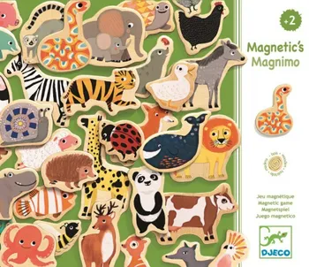 Dekorativní magnet Djeco Magnimo 36 ks Zvířátka ze zoo