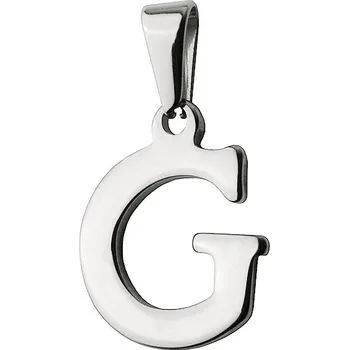 Přívěsek Přívěsek písmeno G z chirurgické oceli S402015