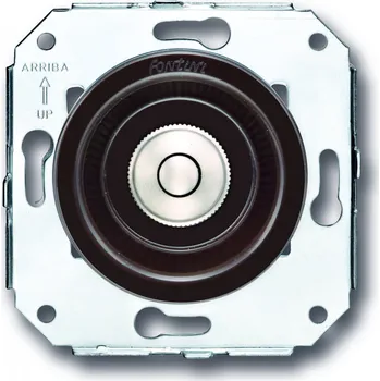 vypínač FONTINI by Font Barcelona Plastové tlačítko Venezia Barva: Hnědá, Tlačítka: nikl 35 310 52 2