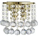 Searchlight 2402-2GO nástěnné svítidlo HANNA 2x33W | G9 - zlatá + K nákupu nad 3000 Kč dárek zdarma