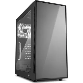 PC skříň Recenze Sharkoon AM5 Window Titanium 
