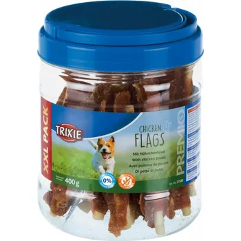 Pamlsek pro psa Trixie Chicken Flags 400 g