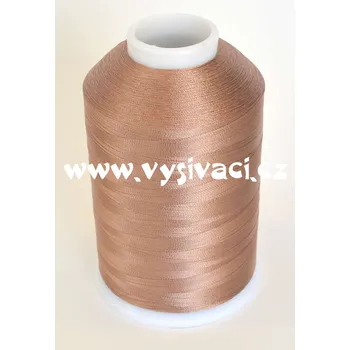 Nit vyšívací nitě hnědá ROYAL C206 návin 5000m viskóza Jednotka: 1 kón návin 5000m