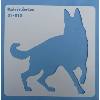 Přisada na vaření a pečení Stencila pes německý ovčák