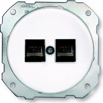 vypínač FONTINI by Font Barcelona Dvojitá porcelánová PC zásuvka LOW Barva: černá 34 707 27 2