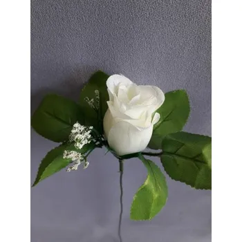 umělá květina Růže vazbová poupě A042 CREAM