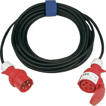 Prodlužovací kabel Sirox prodlužovací CEE kabel  s přepínačem fází 10 m 16 A černý
