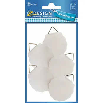 Samolepící etiketa Avery Zweckform 3731 Závěsky na obrázky Ø 40 mm, samolepící, 5 ks