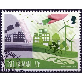 Poštovní známka (2016) MiNr. 2205 - O - Isle of Man - EUROPA Think green