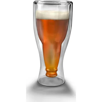 Sklenice Dvojitá pivní sklenice, 350 ml