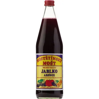 Moštárna Hostětín Bio Mošt jablečný s aronií 750 ml
