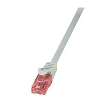 Síťový kabel LOGILINK Patch cord RJ45 vidlice U/UTP 6 lanko Cu 1,5m LSZH šedá