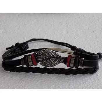 Náušnice Náramek černý s ozdobami (Náramek černý)