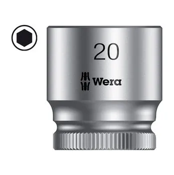 Gola hlavice Nástrčná hlavice Wera 8790 HMB 6-ti hran 3/8", 20mm