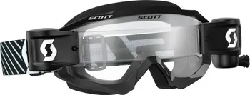 Motocyklové brýle Scott Hustle MX WFS Model 2018 black/white , Velikost XXXL