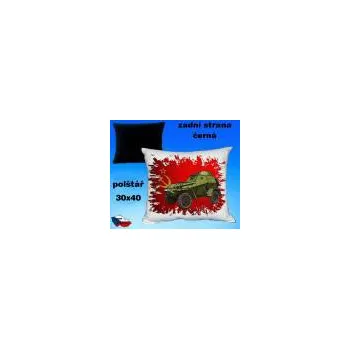 Dekorativní polštářek Polštář ARMY Obrněné vozidlo BA-64