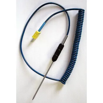 Tecpel TPK-03S | Krátké vpichovací teplotní čidlo -50 až +800°C | termočlánek "K" (NiCr-Ni) TPK-03S