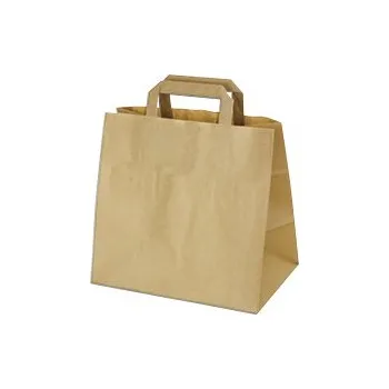 Papírové tašky 32x21x27cm hnědé 50ks