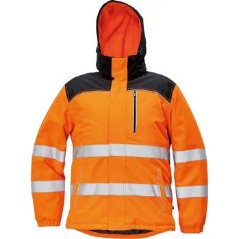 pracovní bunda CERVA Knoxfield Hi-Vis Winter oranžová