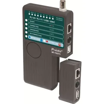 Zkoušečka Pro'sKit Tester kabelů Proskit MT-7057N USB síťových a koaxiálních kabelů
