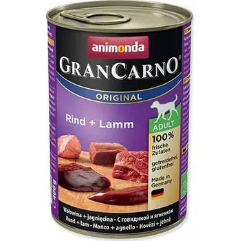 Krmivo pro psa Animonda Gran Carno ADULT hovězí + jehně 12x 400 g