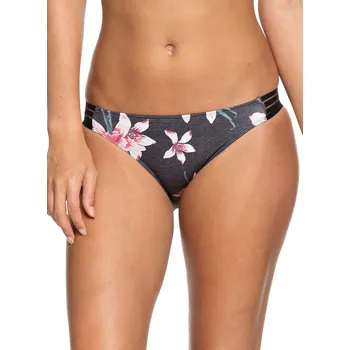 Dámské plavky plavky Roxy Fitness Regular Bottom - KPG7/Charcoal Heather Flower Field XS
