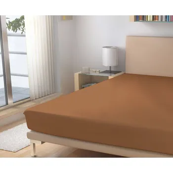 Prostěradlo Polášek prostěradlo jersey oříšková 90/200