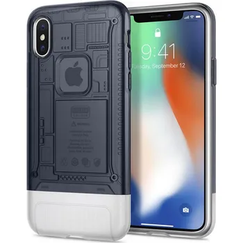 Pouzdro na mobilní telefon Spigen Classic C1 pro Apple iPhone X Graphite