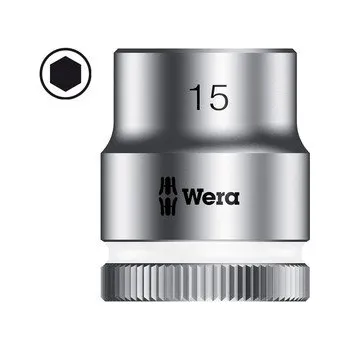 Gola hlavice Nástrčná hlavice barevná Wera 8790 HMB 6-ti hran 3/8", 15mm